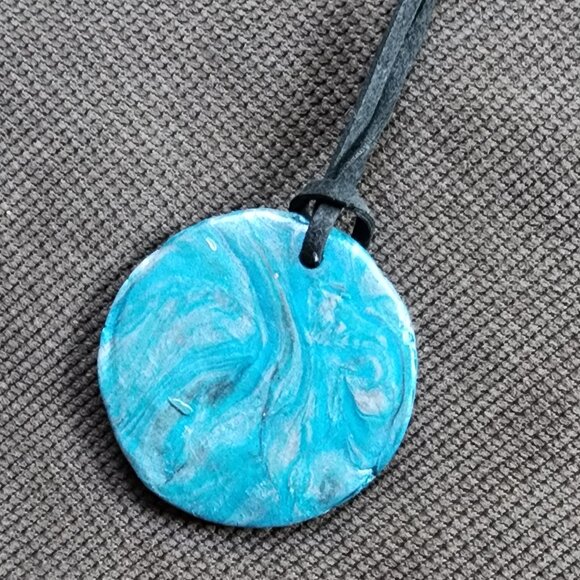Turquoise Capricorn Pendant Necklace - Picture 10 of 11